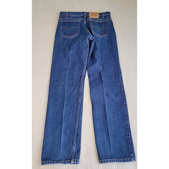 Vintage Levis 505 Jeans Mens 33x32 Straight High Rise Blue Cotton 90s - Picture 13 of 16